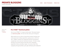 Tablet Screenshot of privatebloggins.ca